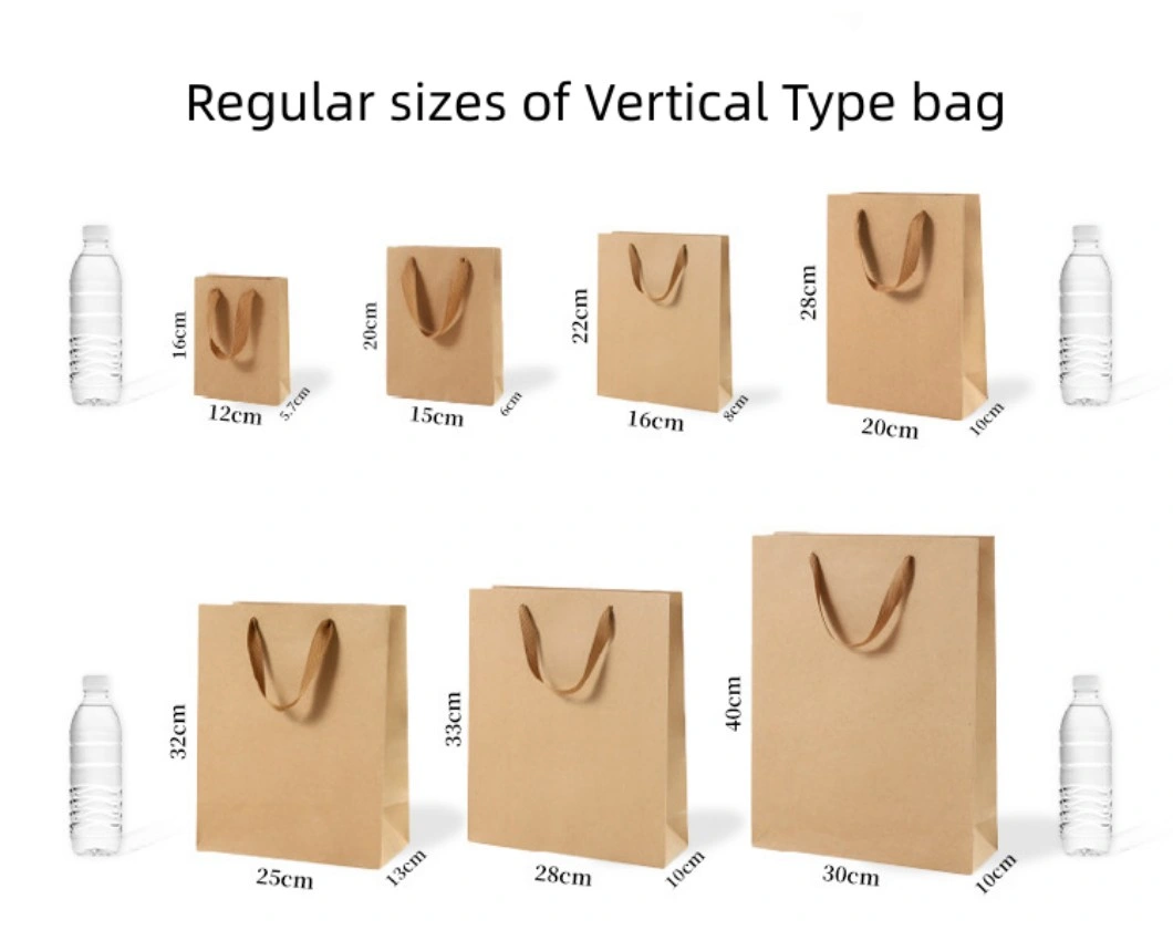 Luxury Custom Gift Shopping Paper Bags Printed with Logo Kraft Clothing Shopping Bags with Handles Rivets Paper Tote Carrier Bag for Carrying Cosmetics Garments