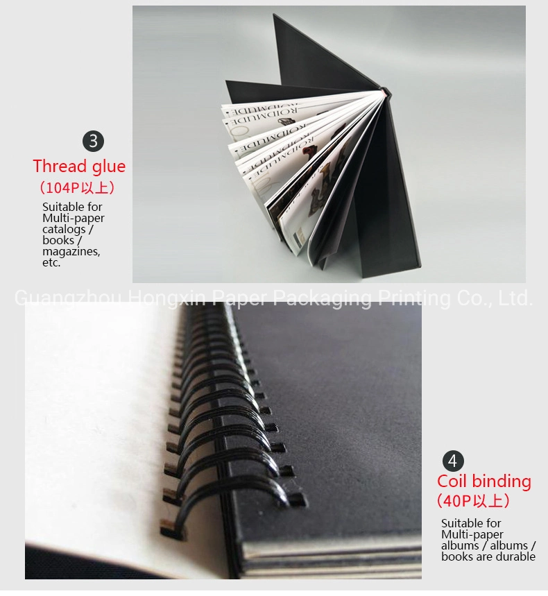 High Quality Printed Perfect Bound Books, Magazines, Brochures Saddle Stitching Binding Booklet Printing